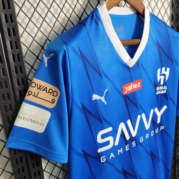 23/24 Al Hilal Home Soccer Jersey Neymar JR 10 - Image 7