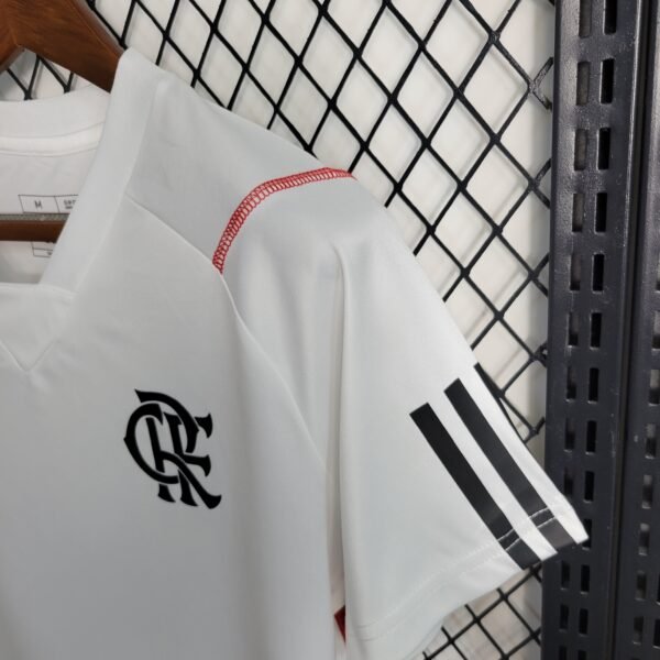23-24 Women's Flamengo White Training Uniform - Image 9