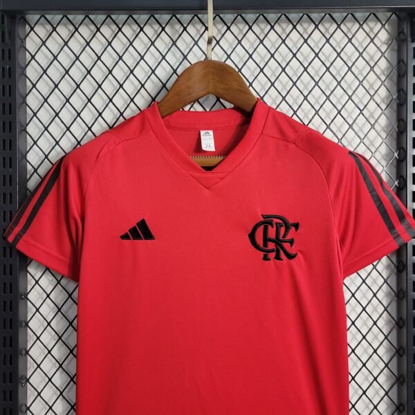 23-24 KIDS Flamengo Training Suit Red - Image 2