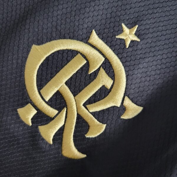 21/22 Flamengo 3rd Black gold Soccer Jersey - Image 8