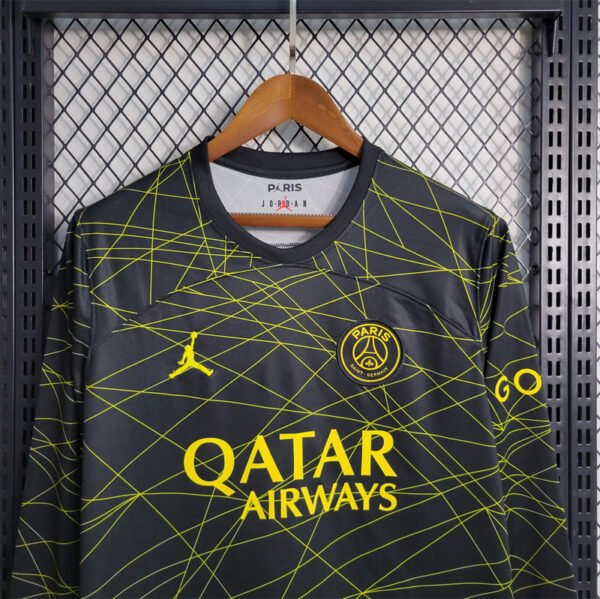 22/23 PSG Fourth Shirt Man Paris Saint-Germain Soccer Jersey Long Sleeve - Image 3