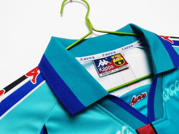 1996/97 season Barcelona away shirt retro soccer jersey - Image 4