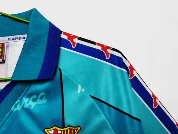 1996/97 season Barcelona away shirt retro soccer jersey - Image 5