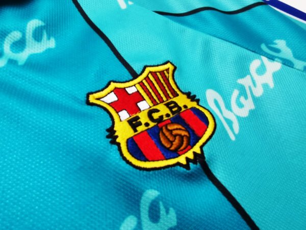 1996/97 season Barcelona away shirt retro soccer jersey - Image 6