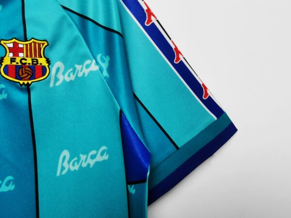 1996/97 season Barcelona away shirt retro soccer jersey - Image 8