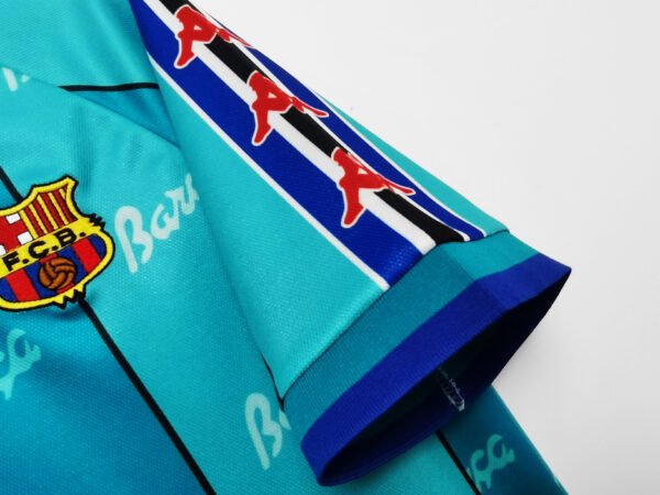 1996/97 season Barcelona away shirt retro soccer jersey - Image 9