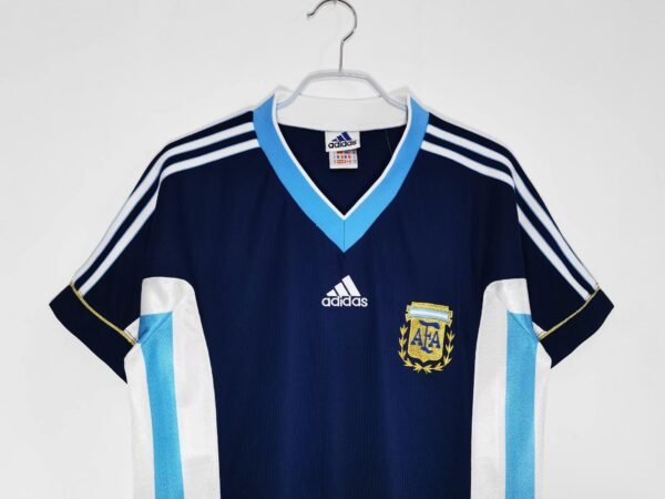 1998 Argentina Away shirt retro soccer jersey - Image 3