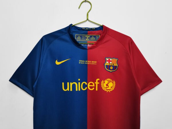 2008/09 season barcelona home shirt retro soccer jersey MESSI #10 - Image 3