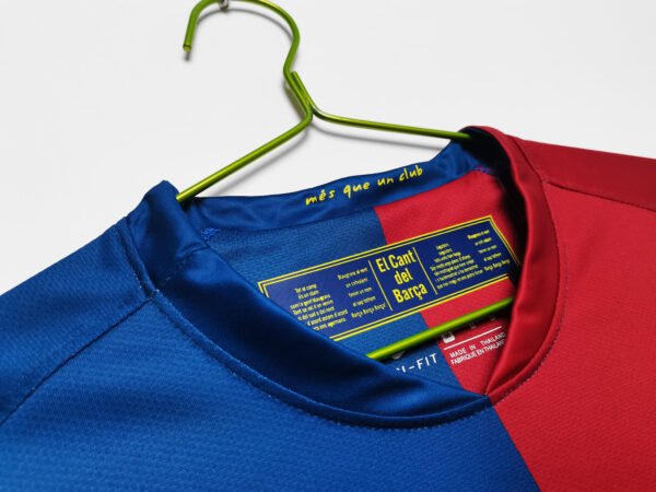 2008/09 season barcelona home shirt retro soccer jersey MESSI #10 - Image 4
