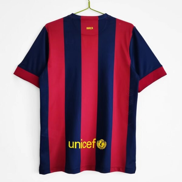 2014/15 season barcelona home shirt retro soccer jersey MESSI #10 - Image 2