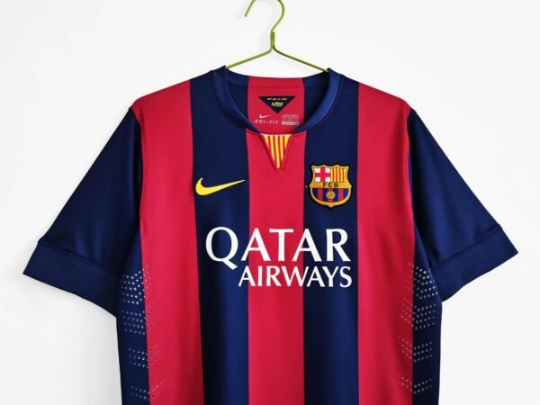 2014/15 season barcelona home shirt retro soccer jersey MESSI #10 - Image 3