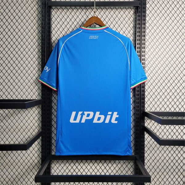 23/24 SSC Napoli Home Replica Sky Blue Shirt Man - Image 2