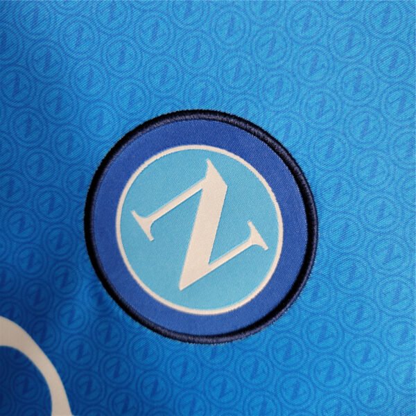 23/24 SSC Napoli Home Replica Sky Blue Shirt Man - Image 4