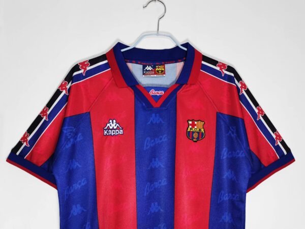 1996/97 season Barcelona home shirt retro soccer jersey - Image 3