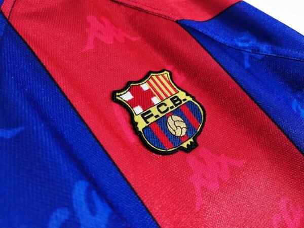 1996/97 season Barcelona home shirt retro soccer jersey - Image 5