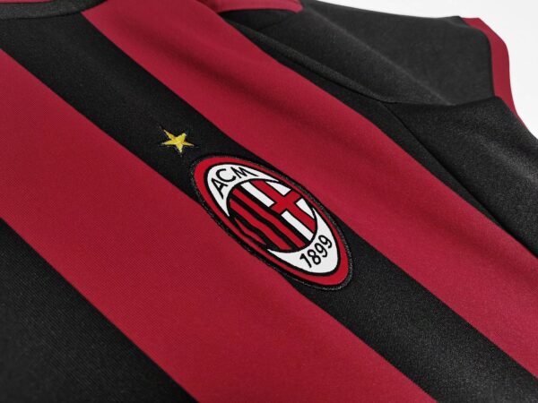 2009/10 AC Milan home jersey retro soccer shirt - Image 4