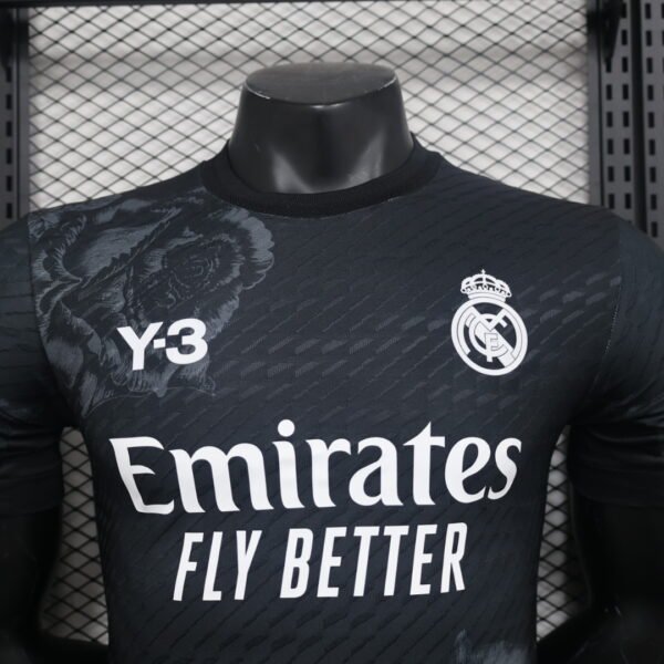 2023/24 Real Madrid Y-3 shirt black S-XXL player edition - Image 3