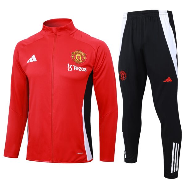2024/25 Man United Red Training Kit Jacket Adults