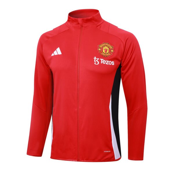 2024/25 Man United Red Training Kit Jacket Adults - Image 3