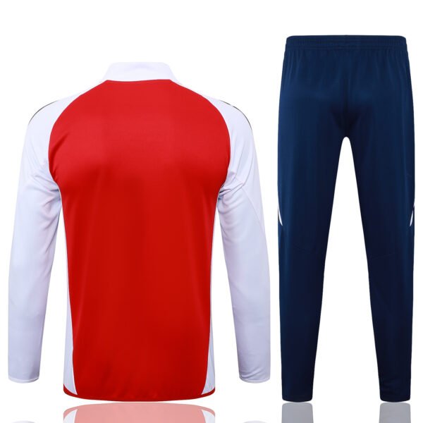 2024/25 Arsenal Red Long Pull Jacket Training Kit - Image 2
