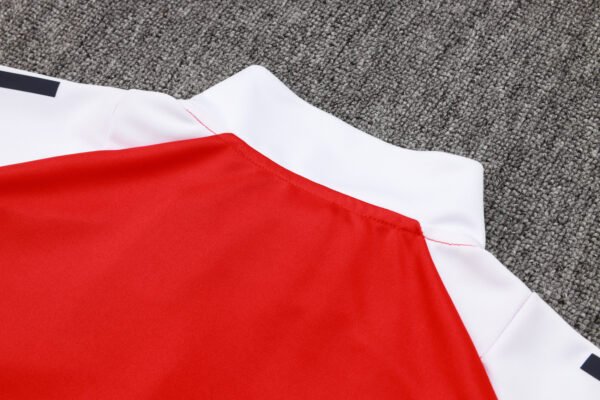 2024/25 Arsenal Red Long Pull Jacket Training Kit - Image 12