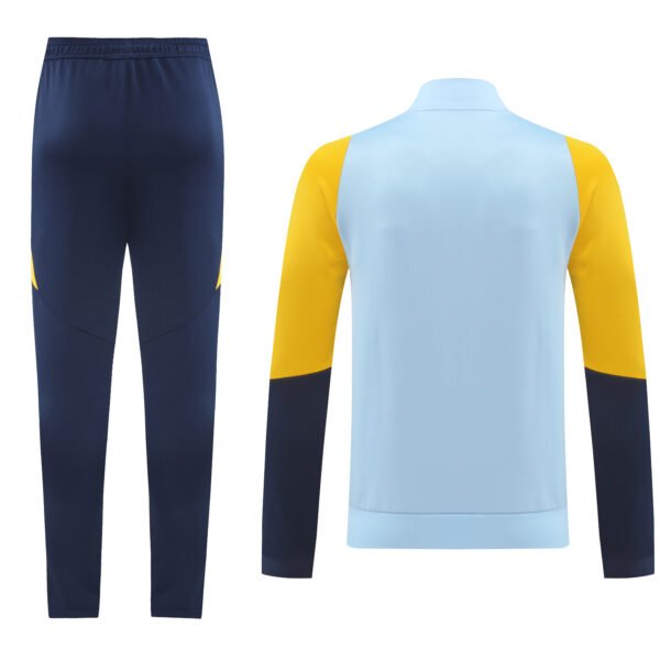 2024/25 Real Madrid White Long Pull Jacket Training Kit - Image 2