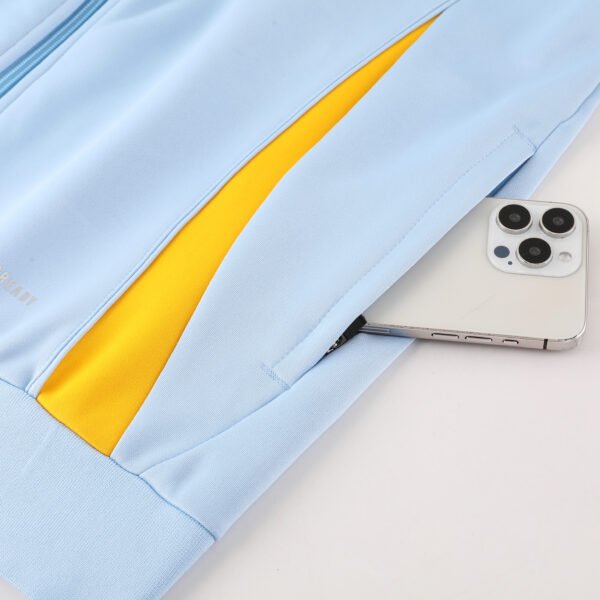2024/25 Real Madrid White Long Pull Jacket Training Kit - Image 9