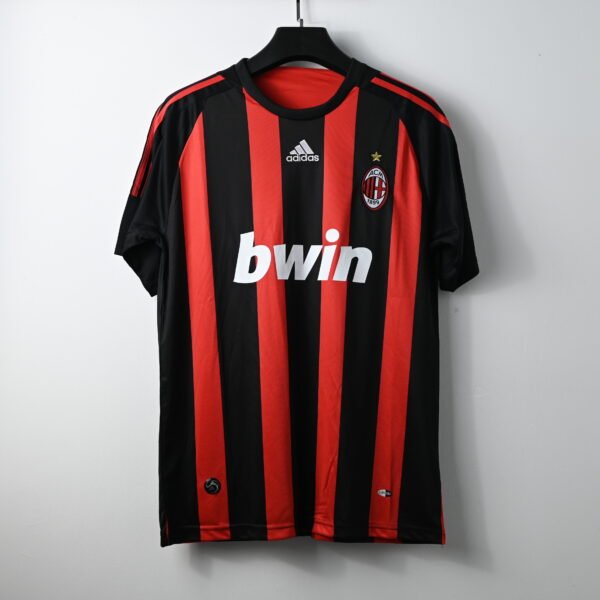 Retro 2008/09 AC Milan Home Kit #32 BECKHAM - Image 2