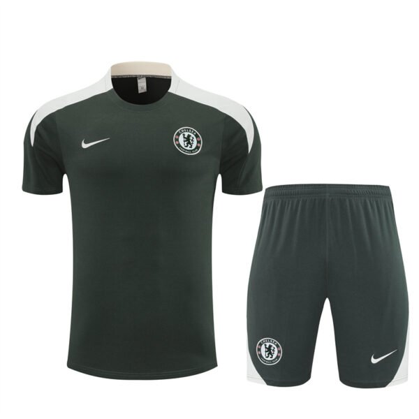 2025/26 Chelsea Dark Green Training Kit Short Sleeve