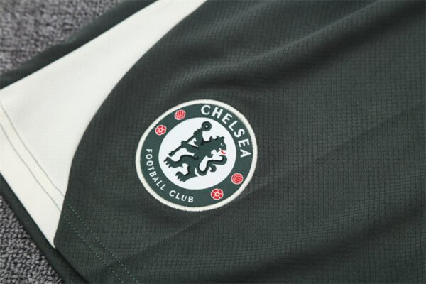 2025/26 Chelsea Dark Green Training Kit Short Sleeve - Image 8