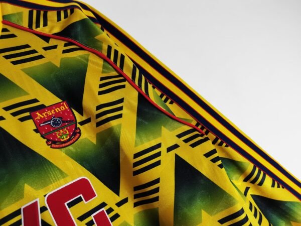 Retro 1991/92 Arsenal Away Jersey Long Sleeve - Image 8