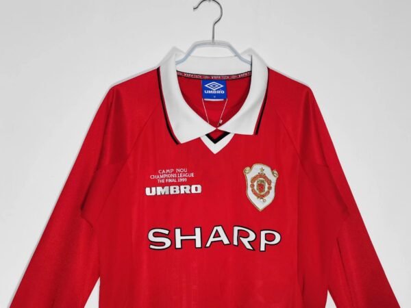 Retro 1999/00 Man United Home Jersey Adult - Image 4