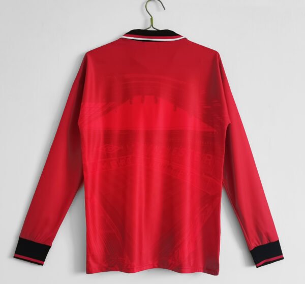 Retro 1994/96 Man United Home Kit Long Sleeve - Image 2
