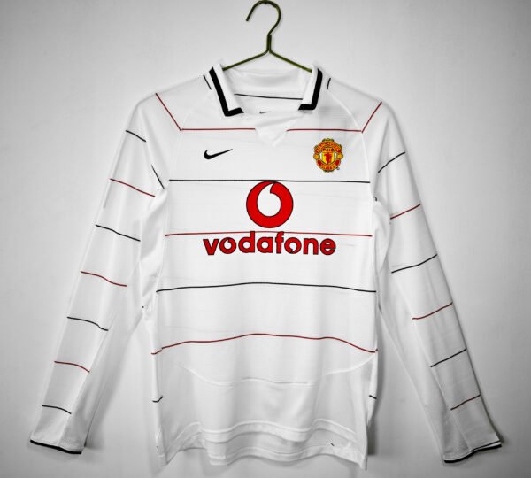 Retro 2003/04 Man United Away Jersey Long Slevee