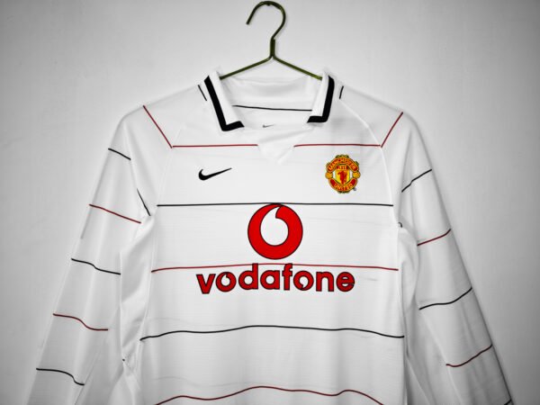 Retro 2003/04 Man United Away Jersey Long Slevee - Image 3