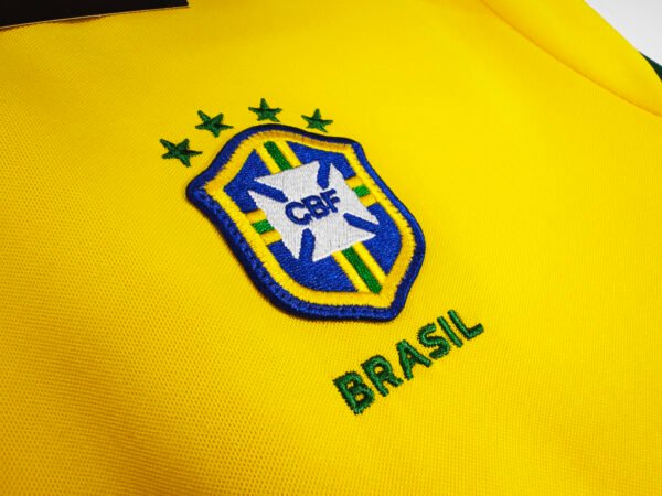 Retro 1998 Brazil Home Jersey Long Sleeve - Image 5