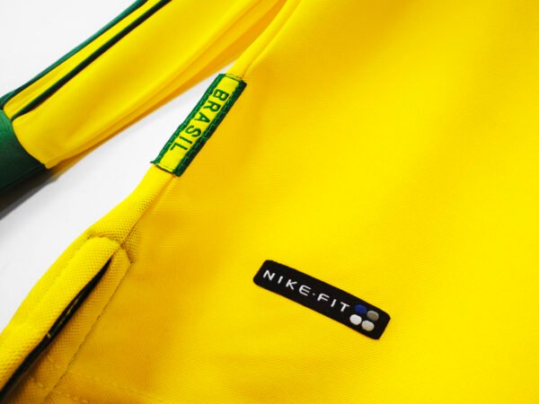 Retro 1998 Brazil Home Jersey Long Sleeve - Image 8