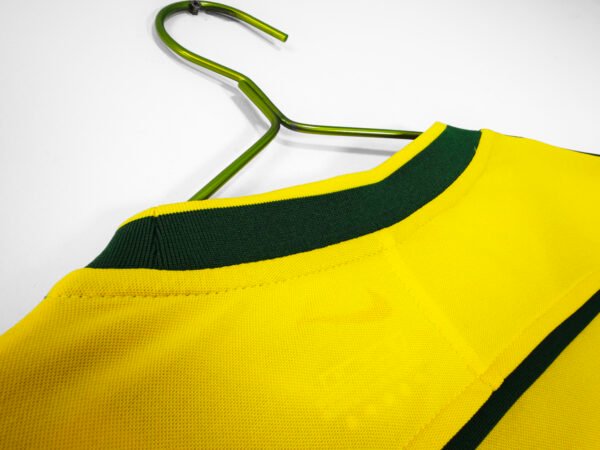 Retro 1998 Brazil Home Jersey Long Sleeve - Image 9