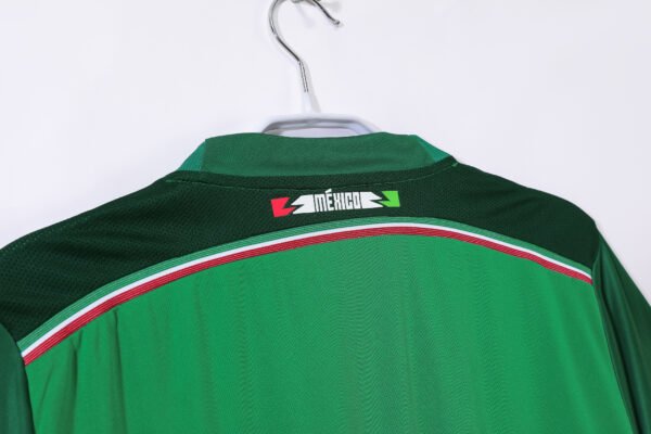 Retro 2014 Mexico Home Kit Adult Jersey - Image 8