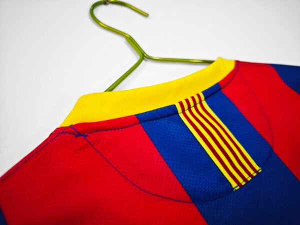 Retro 2010/11 UCL Barcelona Home Jersey Long Sleeve - Image 11