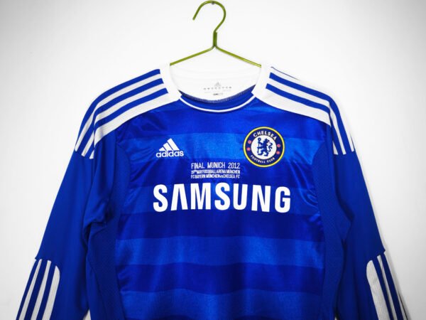 Retro 2011/12 Chelsea Homer UCL Jersey Long Sleeve - Image 3