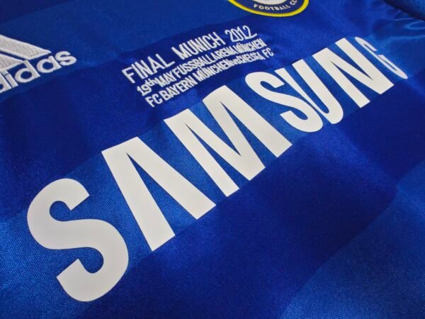 Retro 2011/12 Chelsea Homer UCL Jersey Long Sleeve - Image 6