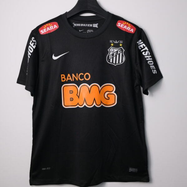 Retro 2012/13 Santos Black Kit Adult NEYMAR JR #11 - Image 2
