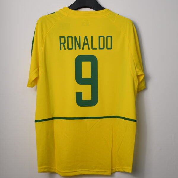 Retro 2002 Brazil Home Jersey RONALDO #9