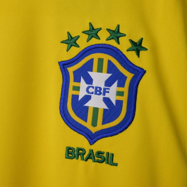 Retro 2002 Brazil Home Jersey RONALDO #9 - Image 3