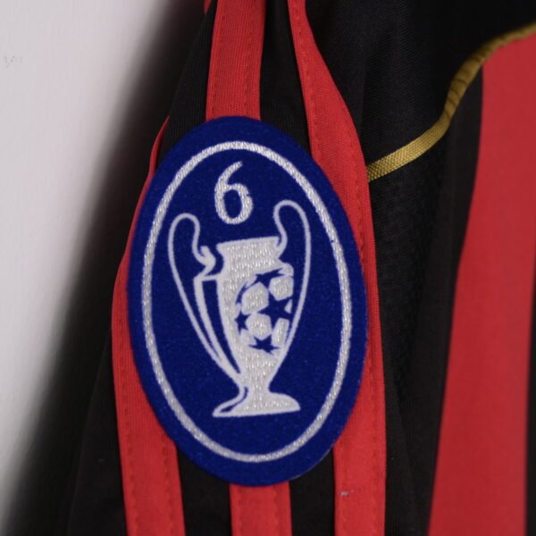 Retro 2006/07 AC Milan Home Jersey KAKA' 22 UCL - Image 4