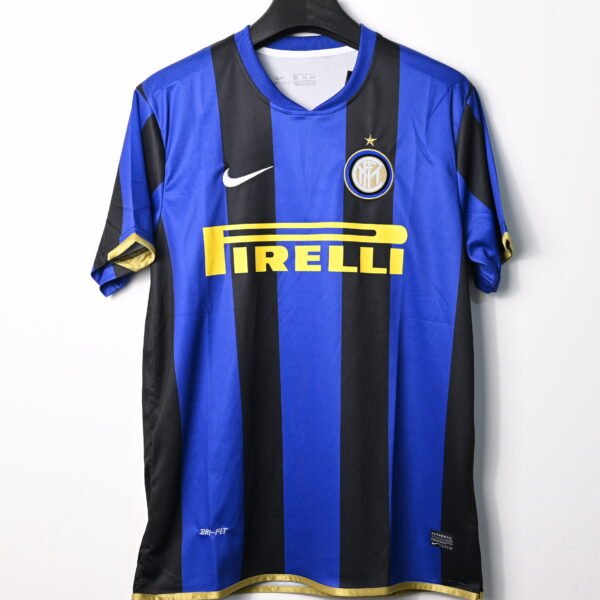 Retro 2008/09 Inter Home Jersey Man ADRIANO #10 - Image 2
