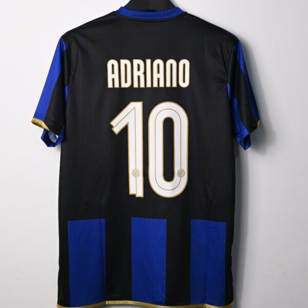 Retro 2008/09 Inter Home Jersey Man ADRIANO #10