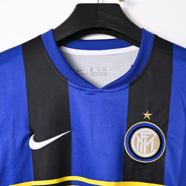 Retro 2008/09 Inter Home Jersey Man ADRIANO #10 - Image 9