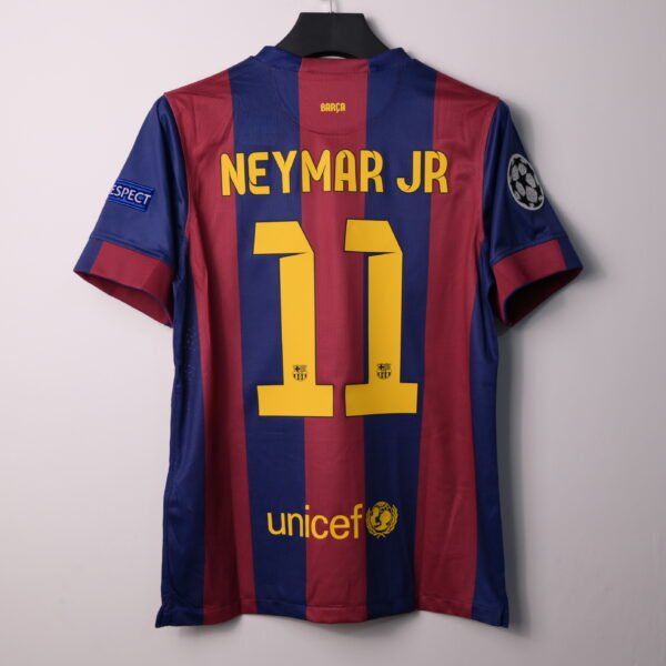 Retro 2014/15 Barcelona Home Jersey NEYMAR JR #11 UCL